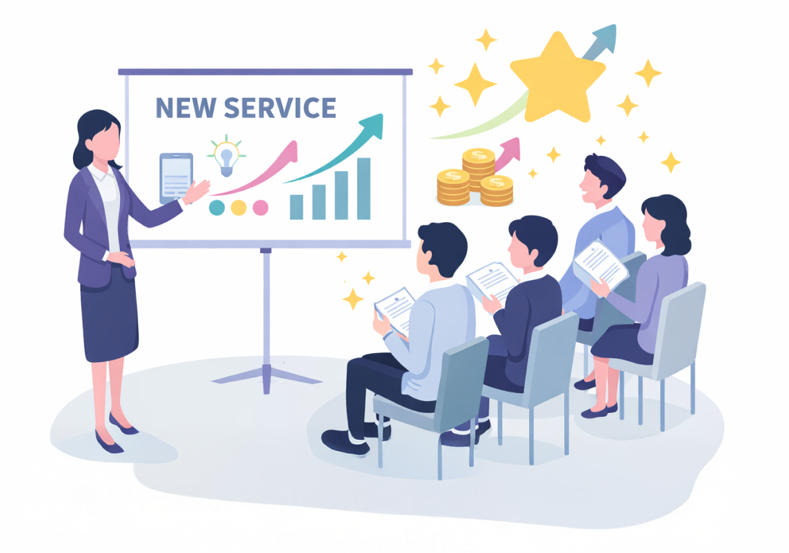 負担ゼロで支援幅が広がるイメージイラスト