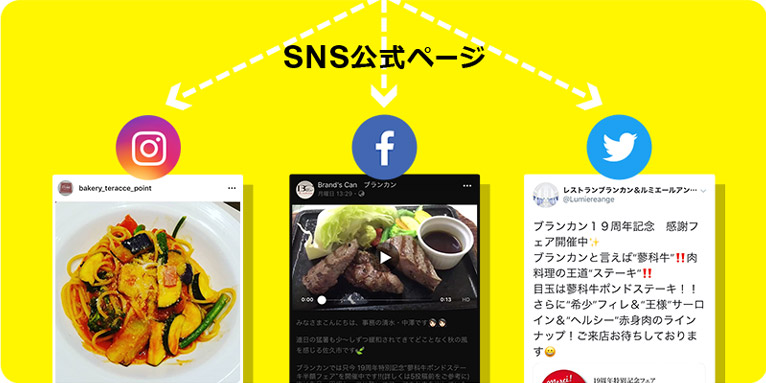 SNS公式ページ